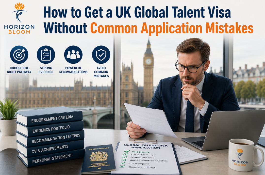 Get a UK Global Talent Visa Without Common Application Mistakes