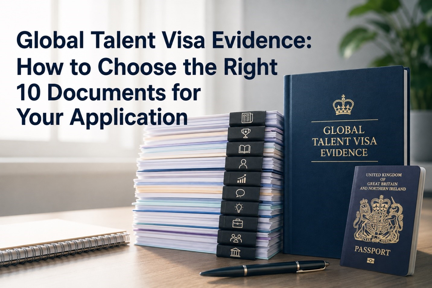 Global Talent Visa evidence documents for application