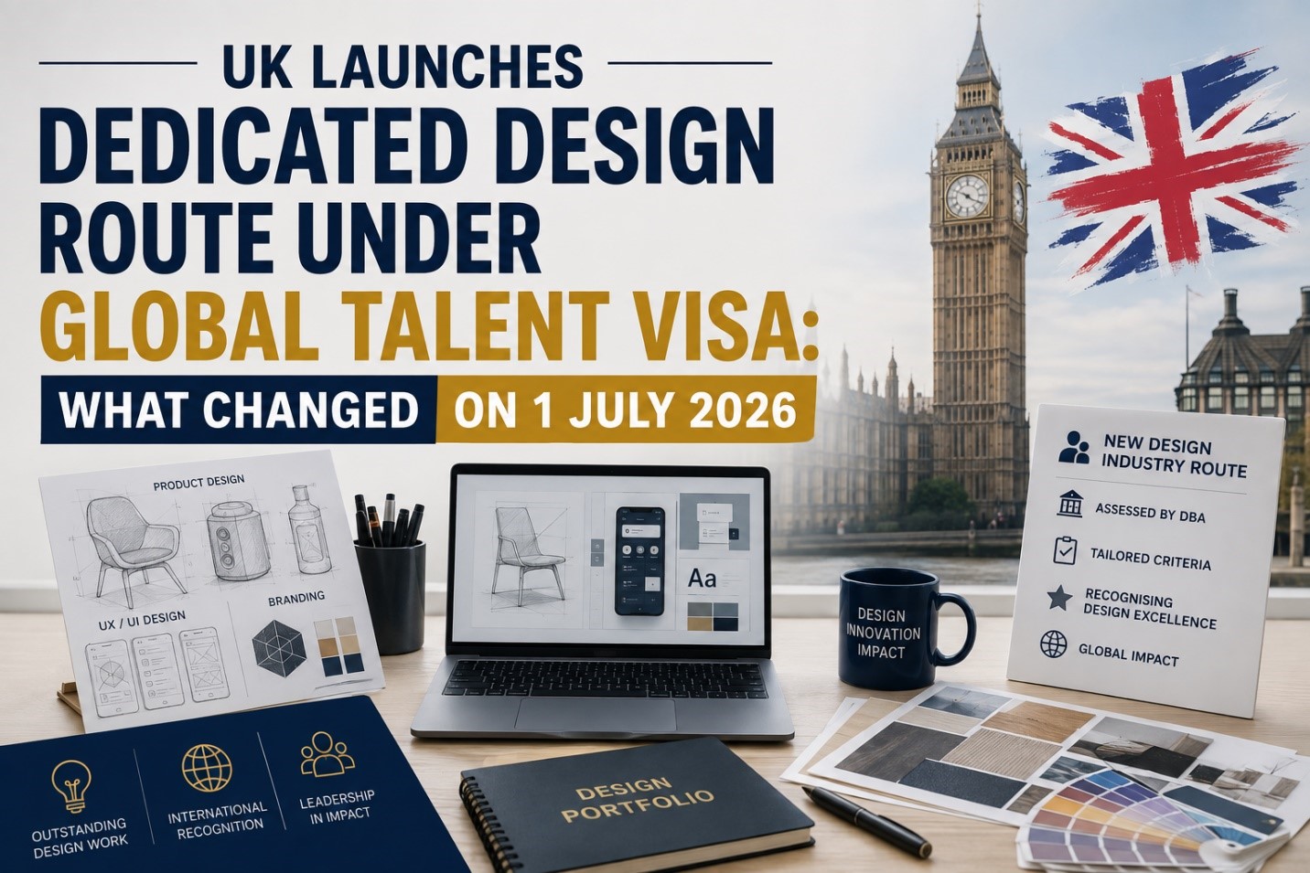 UK Global Talent Visa dedicated design route