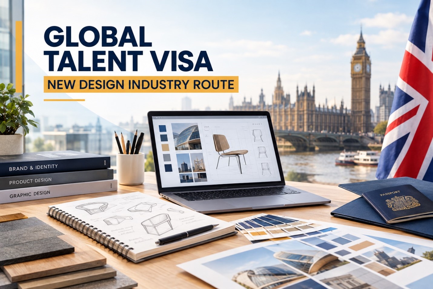 Global talent visa new design industry route